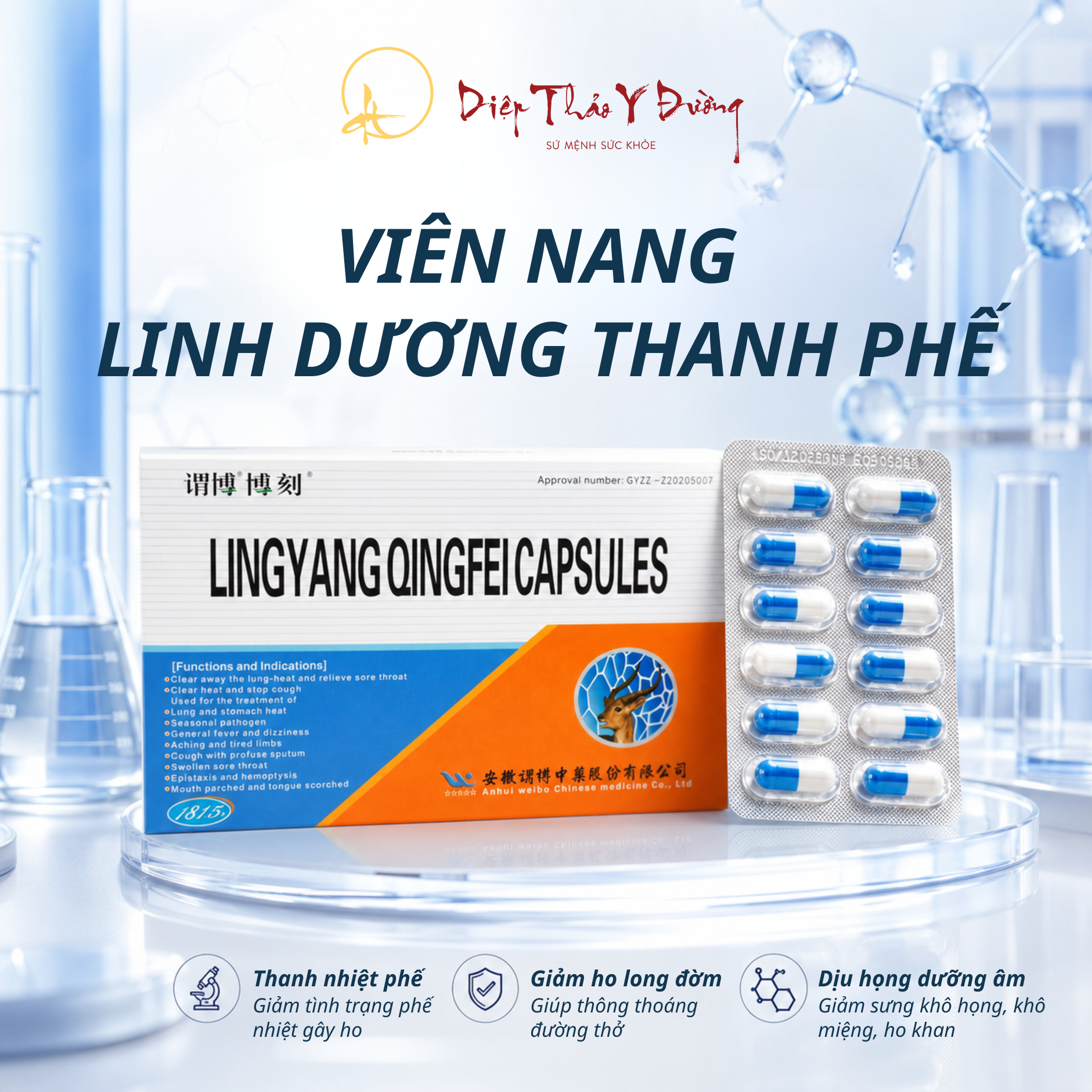 VIÊN NANG LINH DƯƠNG THANH PHẾ